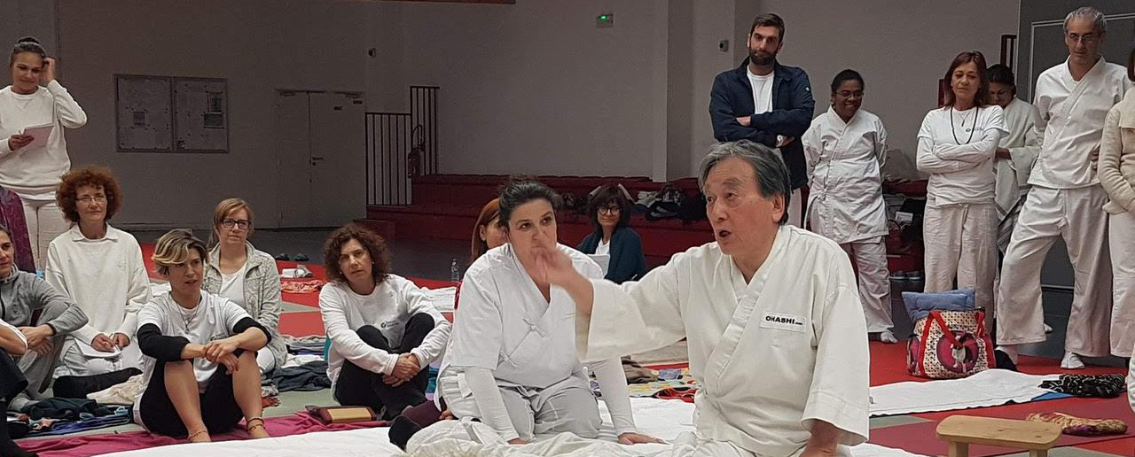 Maître Ohashi et Anne Shiatsu